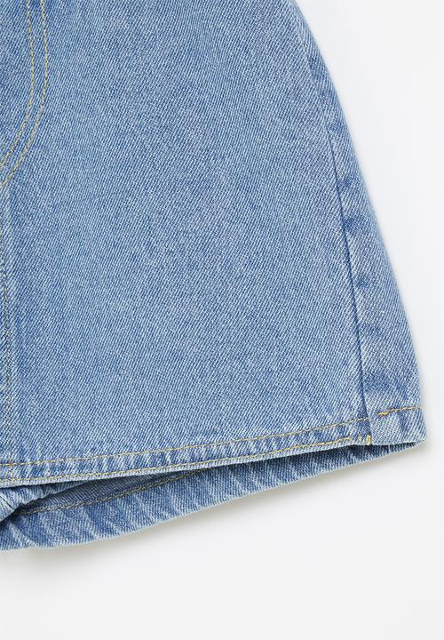 Pop Candy - Girls asymmetric skirt - blue