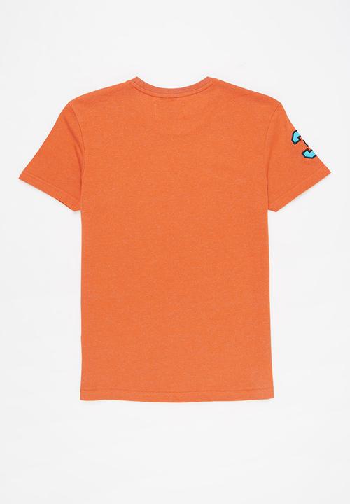POLO - Boys pjc hawke space dye tee - orange