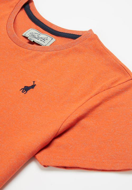 POLO - Boys pjc hawke space dye tee - orange