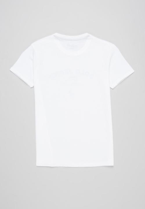 POLO - Girls pjc Jade printed tee - white