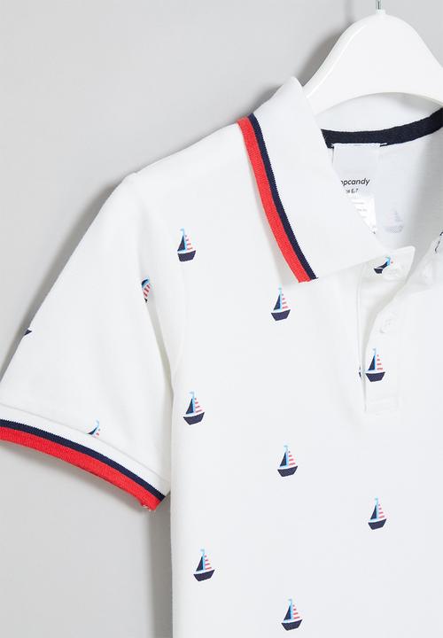 Pop Candy - Boys short sleeve golf tee - multi 