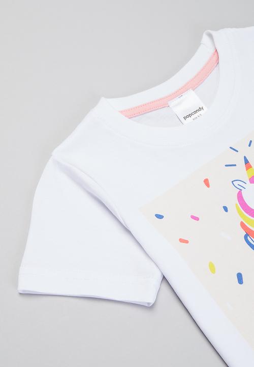 Pop Candy - Girls unicorn powers tee - white