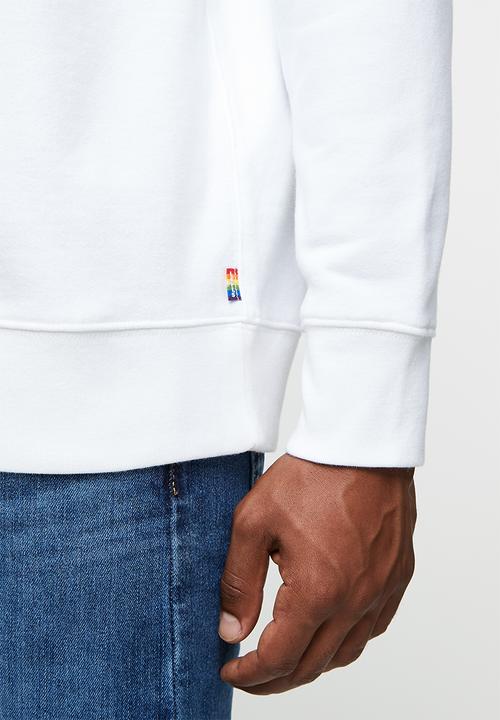 Levi’s® - Relaxd graphic crew pride logo crew - white