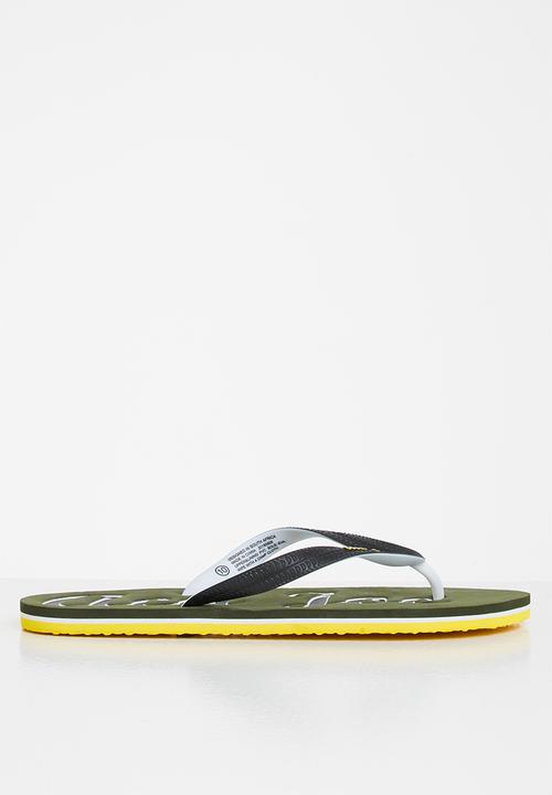 Aca Joe - Mens slops - khaki & black