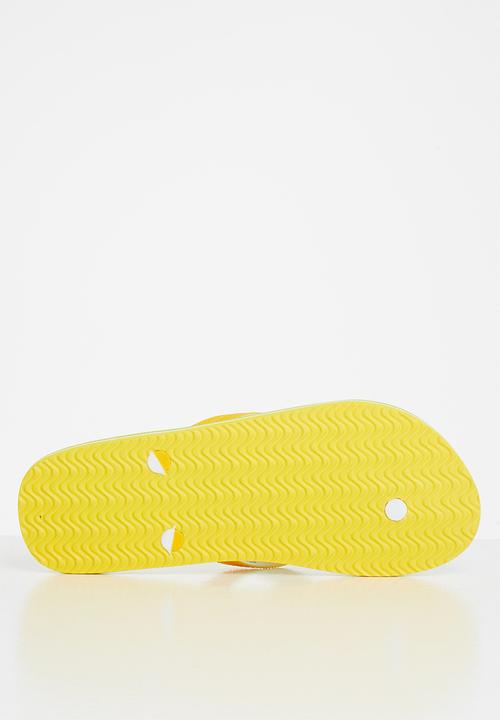 Aca Joe - Mens slops - mustard & green