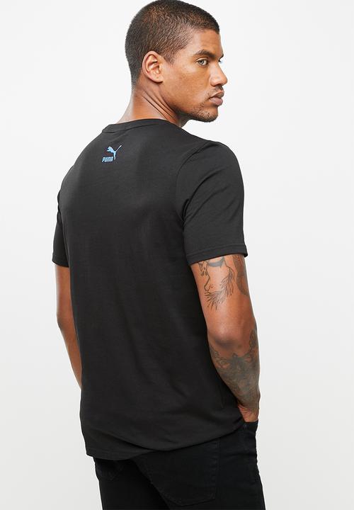 PUMA - Graphic tee box logo logo play - puma black-4