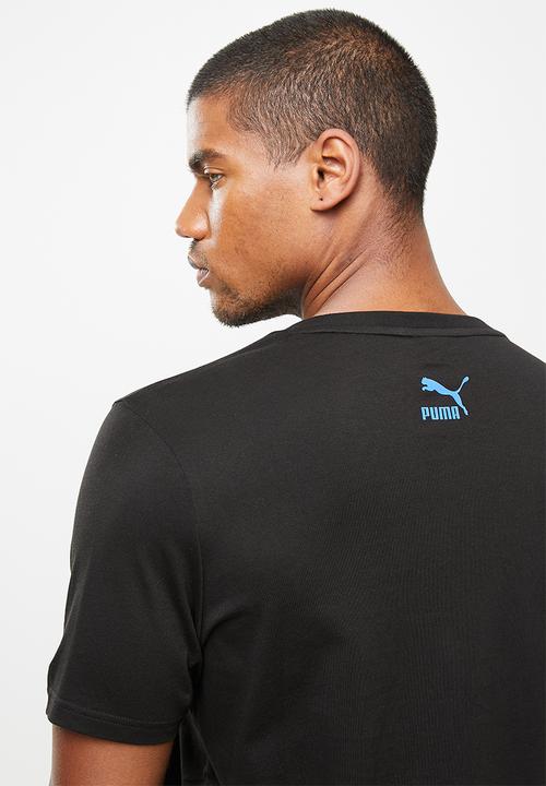 PUMA - Graphic tee box logo logo play - puma black-4