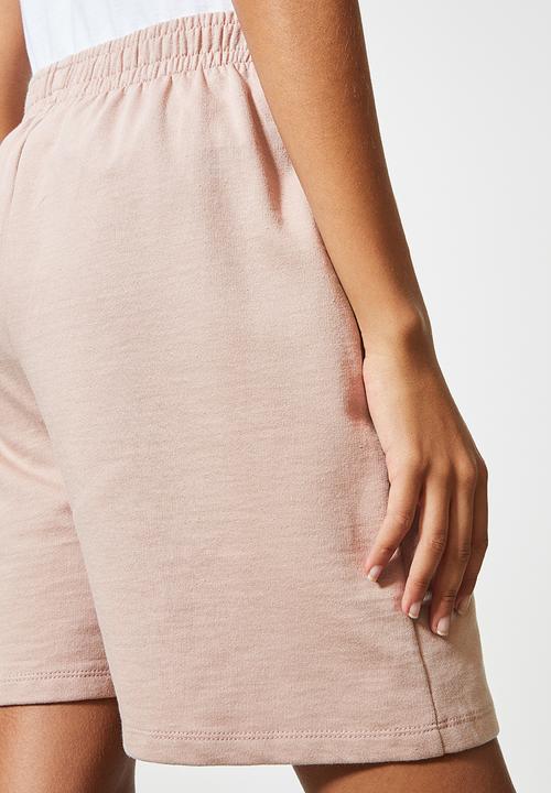 Superbalist - Long jogger shorts - bark