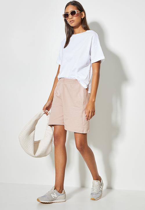 Superbalist - Long jogger shorts - bark