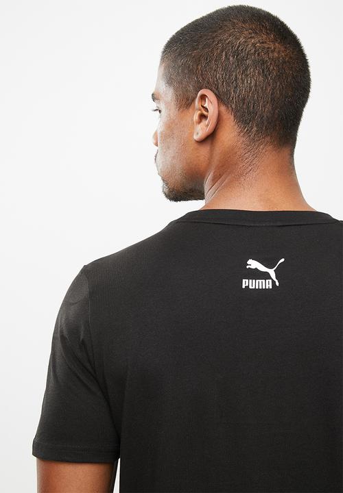 PUMA - Graphic tee box logo logo play - puma black-2