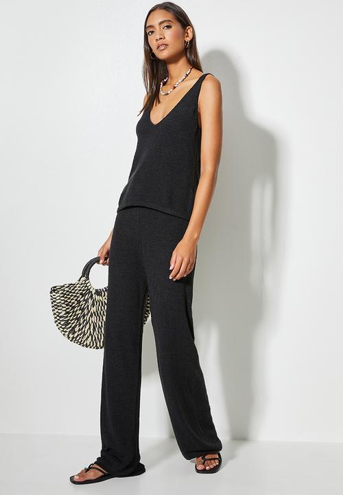 Superbalist - Summer knit vest  - black