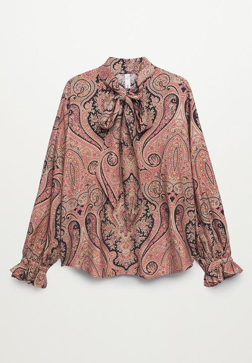 MANGO - Blouse fire - red