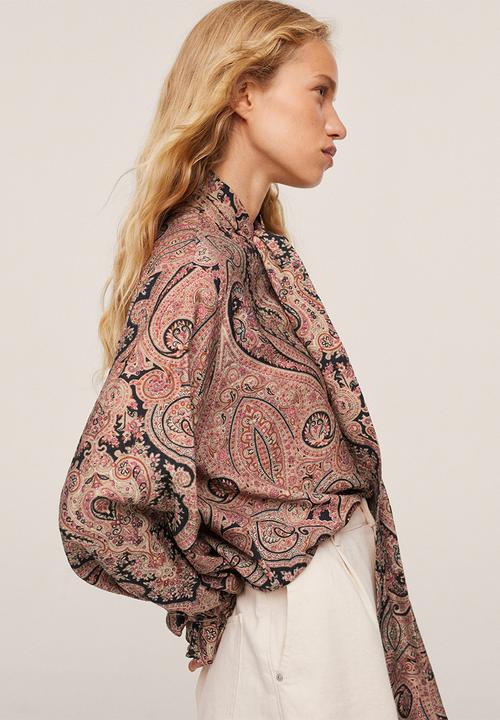 MANGO - Blouse fire - red