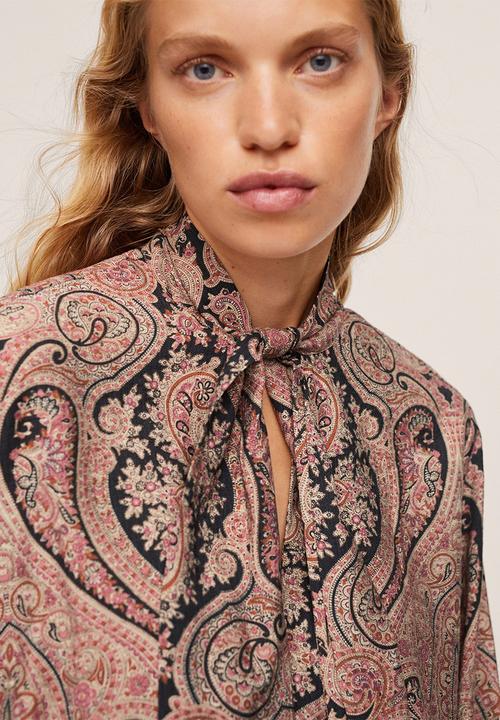 MANGO - Blouse fire - red