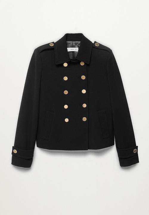 MANGO - Jacket bombonet - black