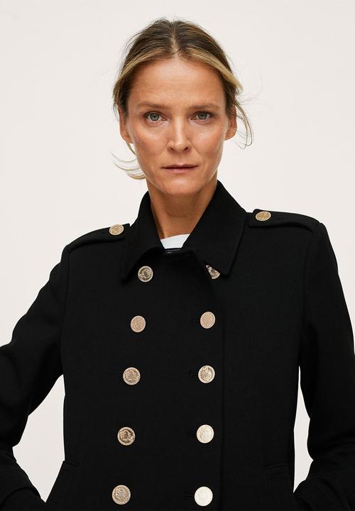 MANGO - Jacket bombonet - black