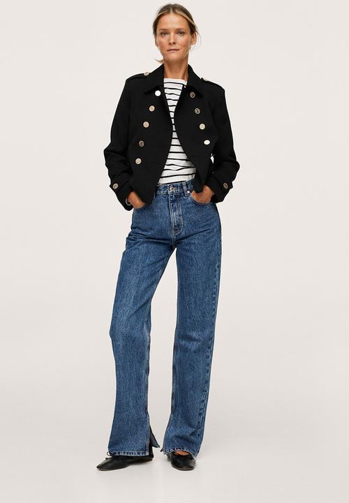 MANGO - Jacket bombonet - black