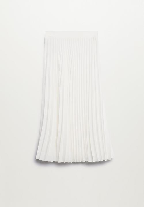 MANGO - Skirt mara - light beige