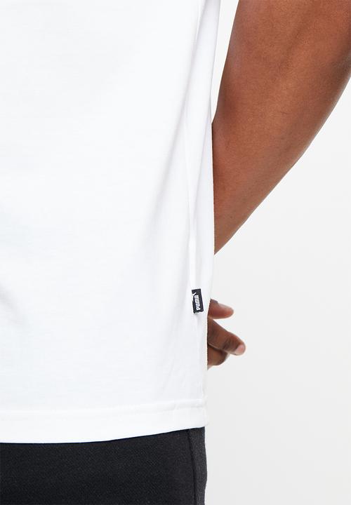 PUMA - Puma power colorblock tee - white