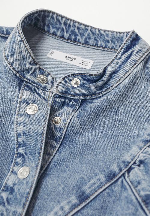 MANGO - One-piece suit lola - open blue