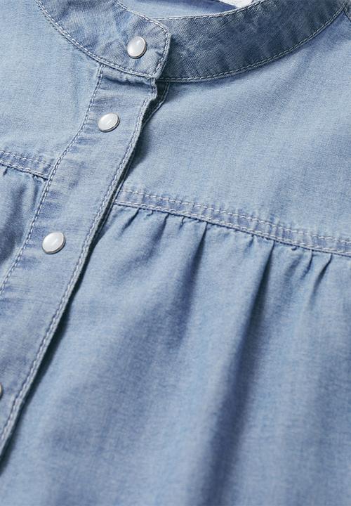 MANGO - Shirt vega - open blue