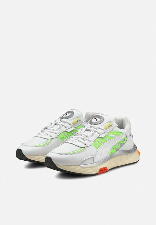 PUMA - Wild rider tecno - puma white-green glare