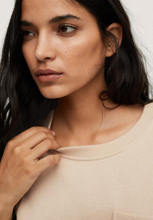 MANGO - Sweatshirt psteme - light beige