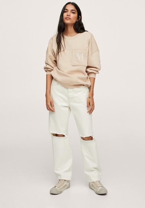 MANGO - Sweatshirt psteme - light beige