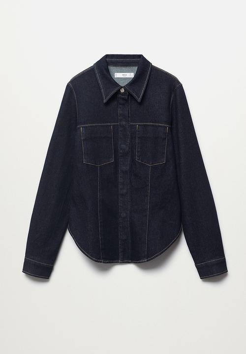 MANGO - Shirt iggy - open blue