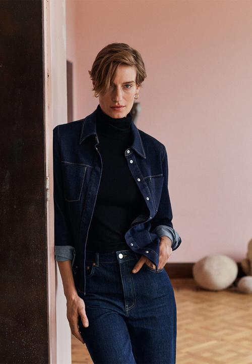 MANGO - Shirt iggy - open blue