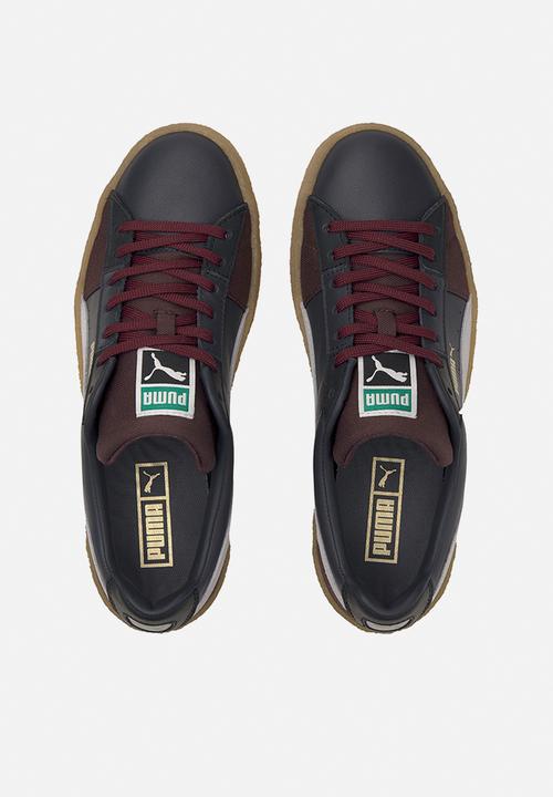 PUMA - Suede crepe patch - ebony-fudge-gray violet