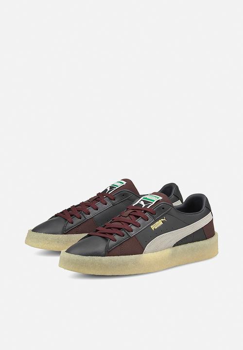 PUMA - Suede crepe patch - ebony-fudge-gray violet