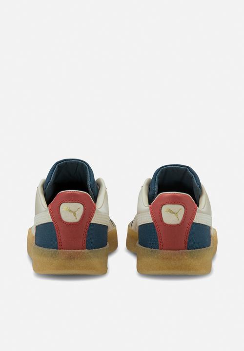PUMA - Suede crepe patch - peyote-intense blue-intense red