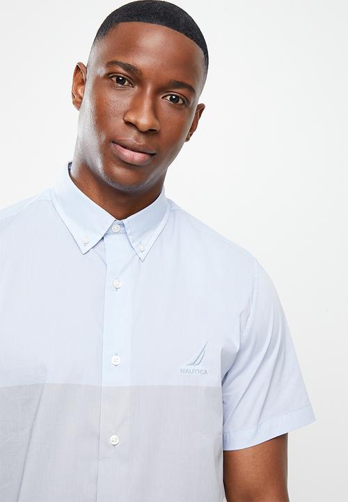 Nautica - W17900 s/s navtech big stripe shirt - multi 