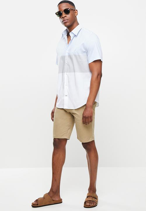Nautica - W17900 s/s navtech big stripe shirt - multi 
