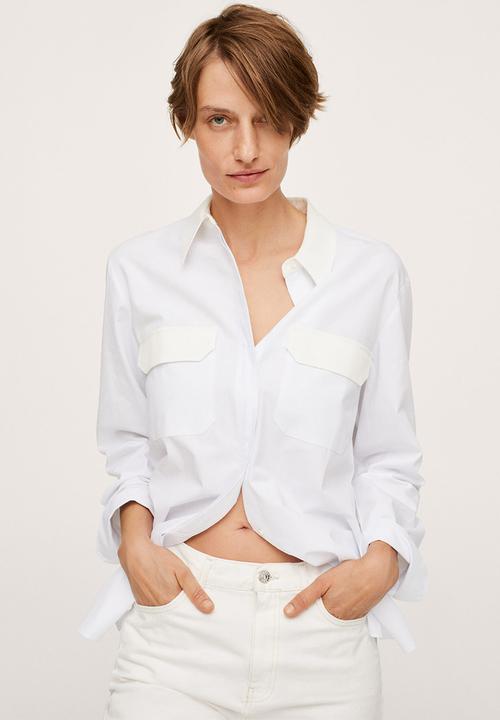 MANGO - Shirt sidney - natural