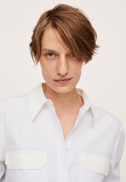 MANGO - Shirt sidney - natural