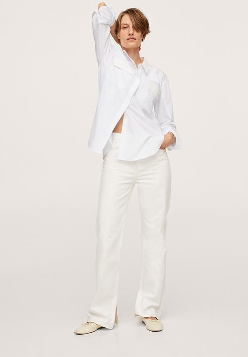 MANGO - Shirt sidney - natural