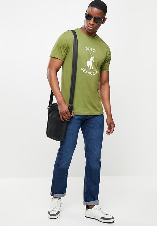 POLO - Gareth short sleeve tee - olive