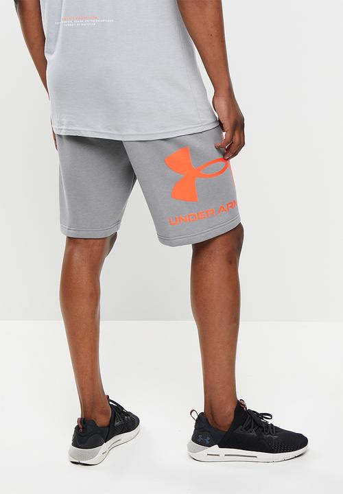 Under Armour - Ua rival flc big logo shorts - dark grey