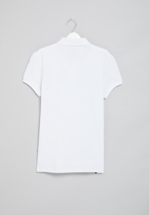 POLO - Boys austin short sleeve golfer - white