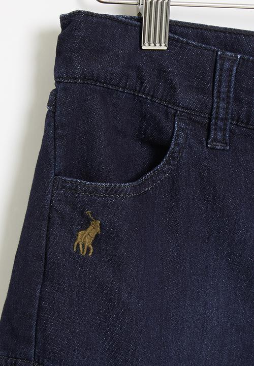 POLO - Boys pjc connor utility denim short - dark blue 