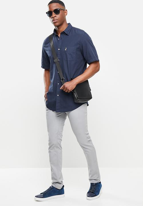 POLO - Jason short sleeve wk shirt - navy