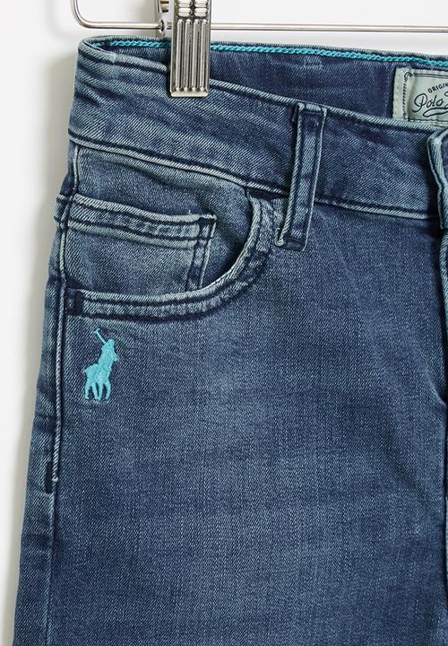 POLO - Boys pjc jake denim short - medium wash