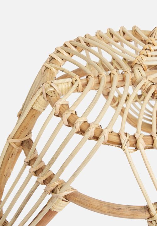 H&S - Rattan stool - natural