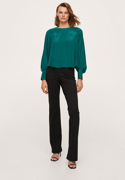 MANGO - Blouse nait - green