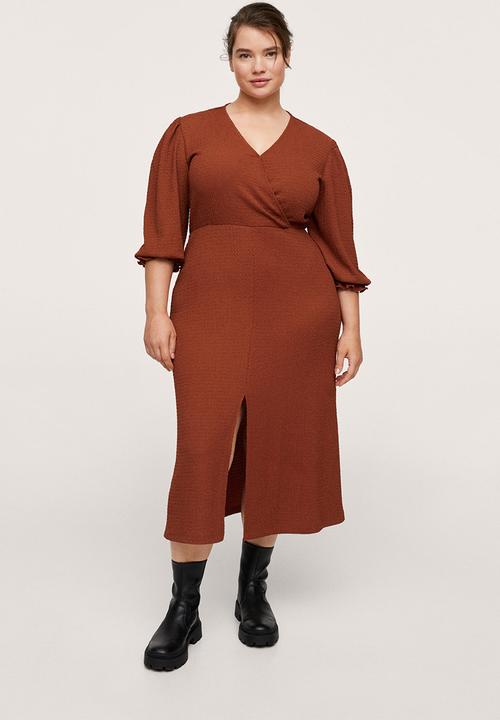 MANGO - Plus dress taylor - medium orange