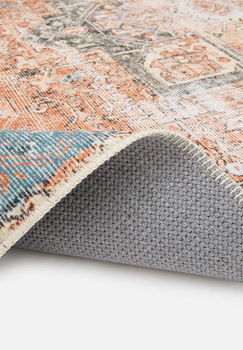 Hertex Fabrics - Manifesto rust rug - multi