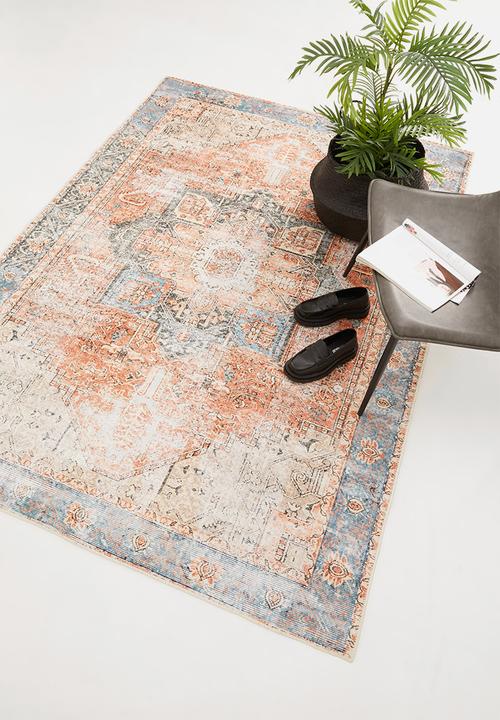 Hertex Fabrics - Manifesto rust rug - multi