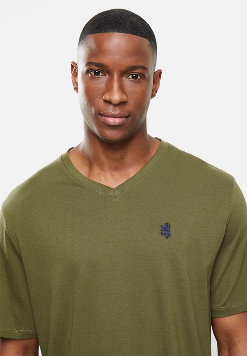 Pringle of Scotland - Core pima tees - olive